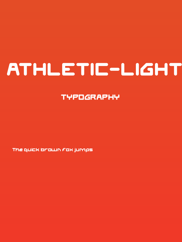 ATHLETIC-Light Poster