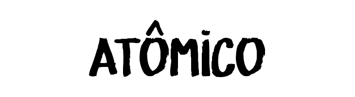 ATÔMICO  フリーフォントのダウンロード