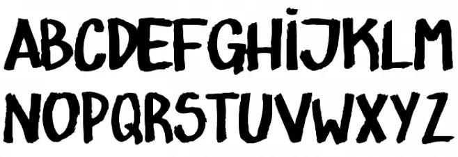 ATÔMICO Schriftart Groß