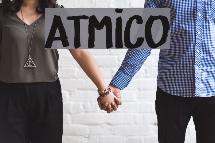 ATÔMICO Font examples