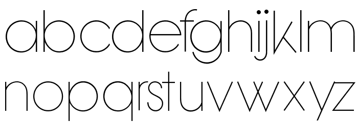 ATO Bondoluo Peek Font LOWERCASE