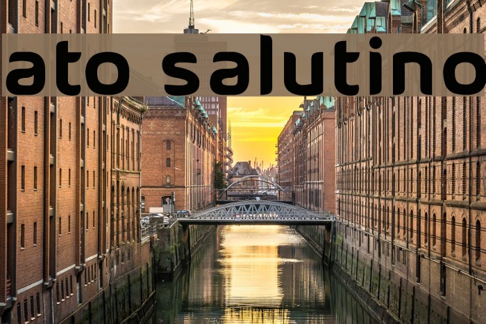 ATO Salutino Font examples