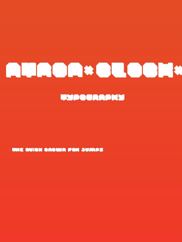 ATRON*BLOCK*FILL Poster