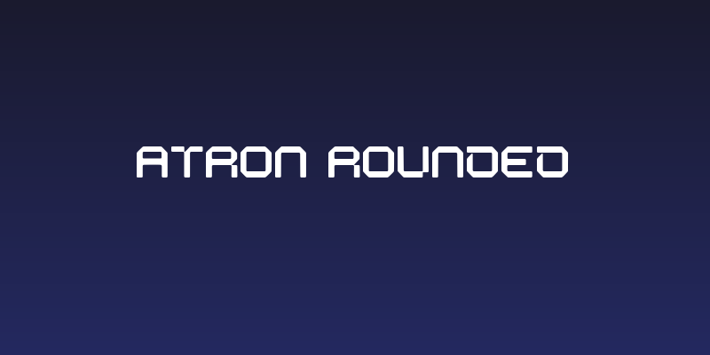 ATRON Rounded Social Header
