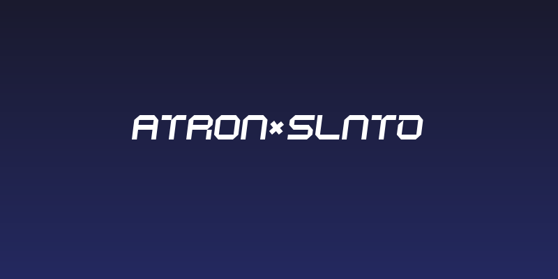 ATRON*SLNTD Social Header