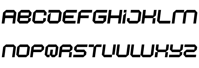 ATRON*SLNTD Font LOWERCASE