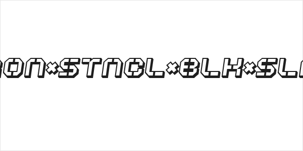 ATRON*STNCL*BLK*SLNTD Logo