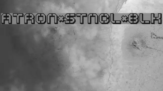 ATRON*STNCL*BLK Example 2