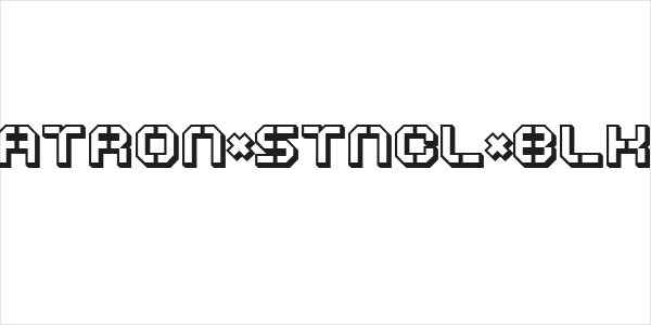 ATRON*STNCL*BLK Logo