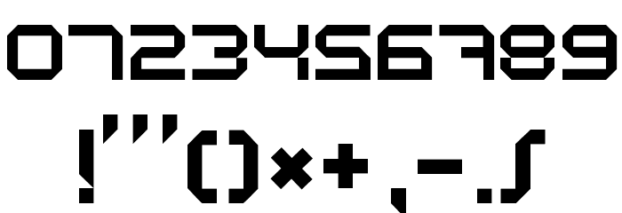 ATRON Font OTHER CHARS
