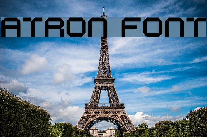 ATRON Font examples