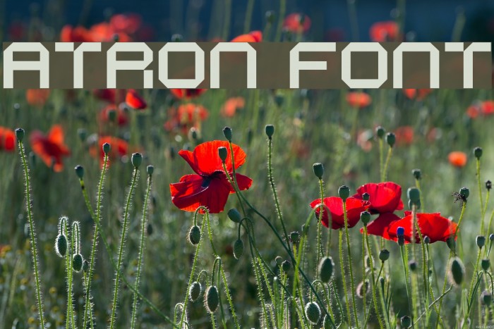 ATRON Font examples