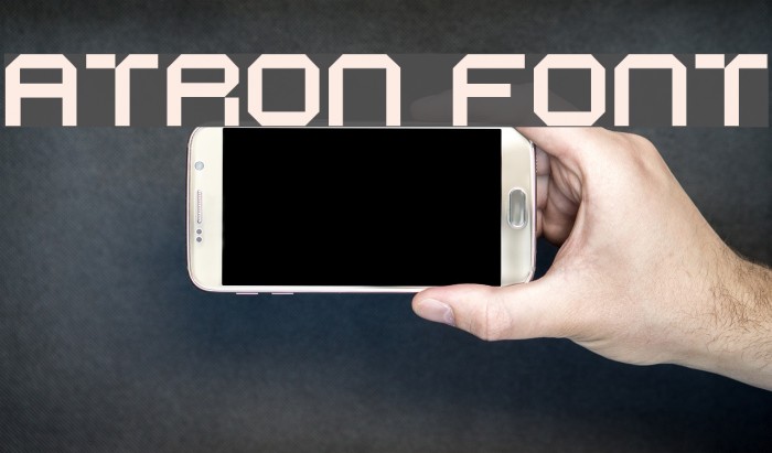 ATRON Font examples