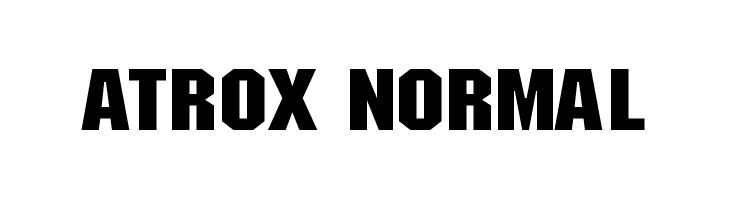 ATROX normal Font