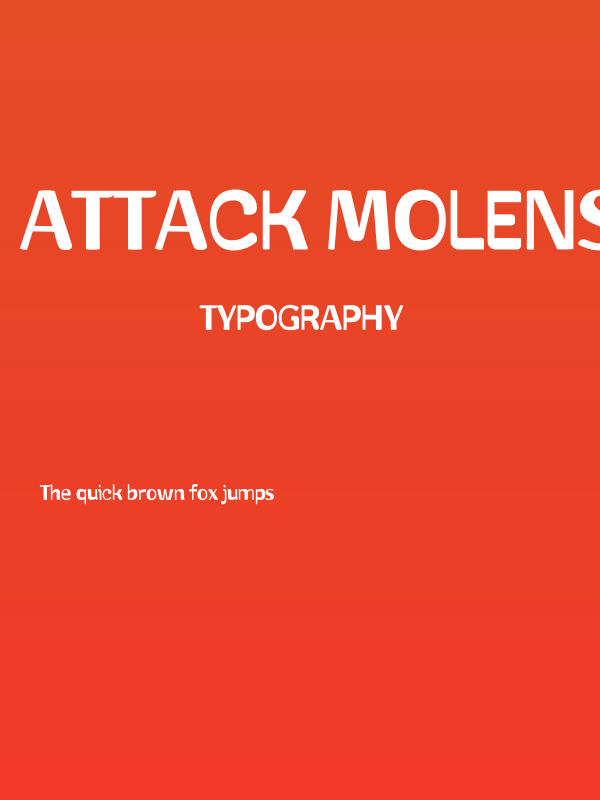 ATTACK MOLENS Poster