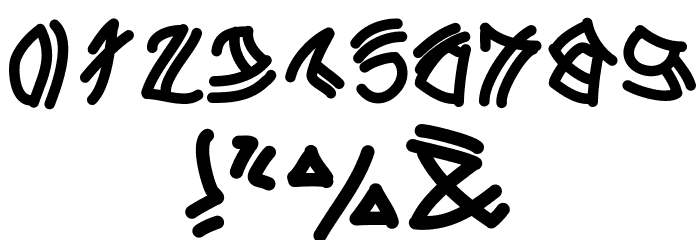 ATribeofAclems Font OTHER CHARS