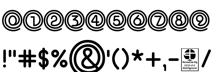 At The Midday Underline Demo Font OTHER CHARS