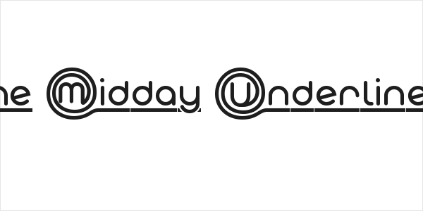 At The Midday Underline Demo Logo