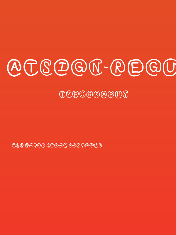 AtSign-Regular Poster