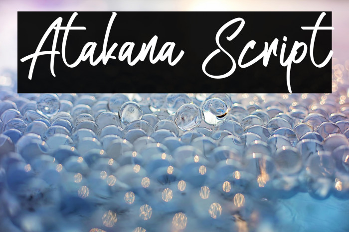 Atakana Script Example 3