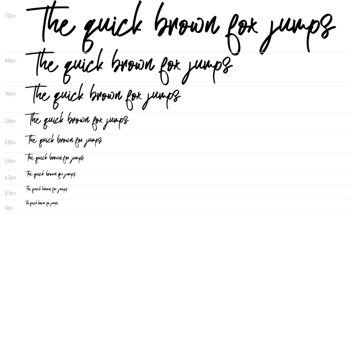 Atakana Script Waterfall