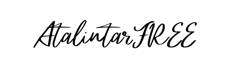 AtalintarFREE  Frei Schriftart Herunterladen