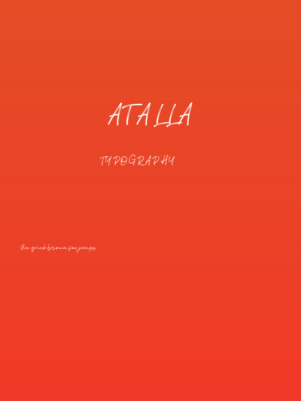Atalla Poster