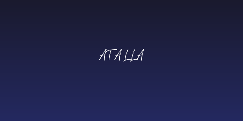 Atalla Social Header