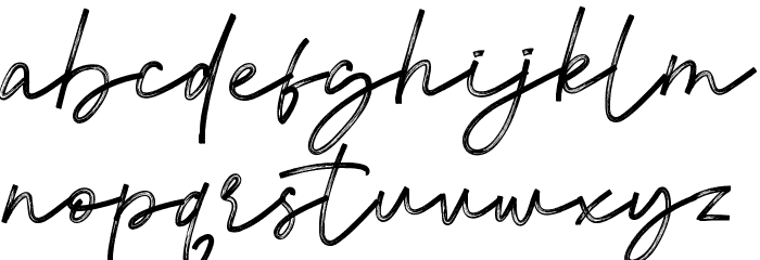Atalla Font LOWERCASE