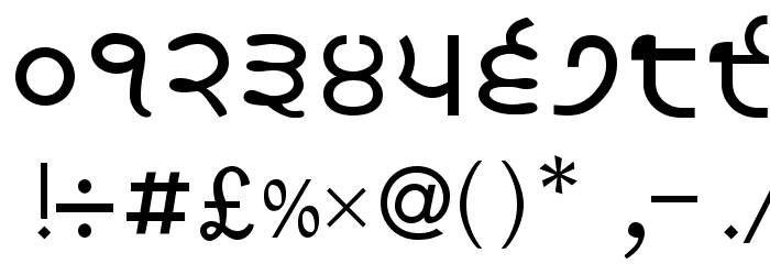 AtamGurmukhi Font OTHER CHARS