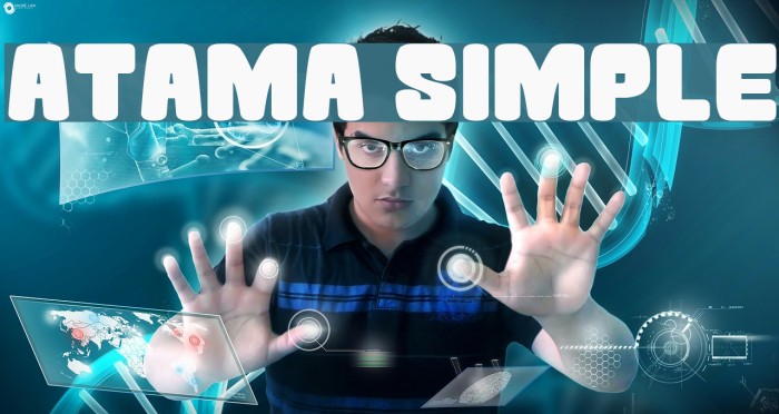 Atama Simple Font examples