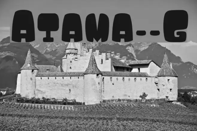 Atama__G Font examples