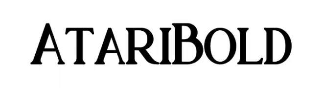 Atari Bold  Скачать бесплатные шрифты
