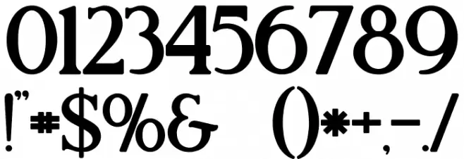 Atari Bold Font OTHER CHARS