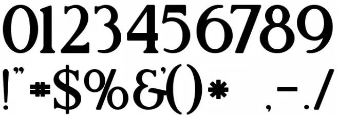 Atari Bold Font OTHER CHARS