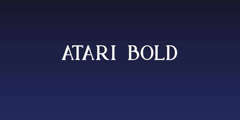 Atari Bold Social Header