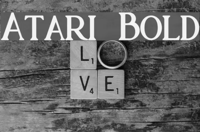 Atari Bold Font examples