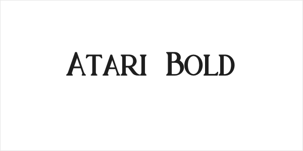 Atari Bold Logo