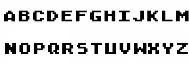 Atari Classic Chunky Fonte MAIÚSCULAS