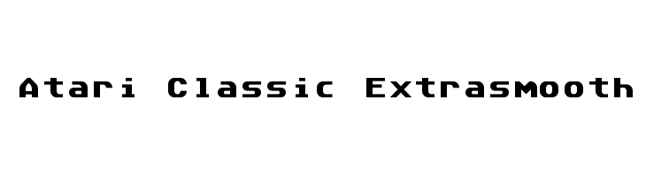 Atari Classic Extrasmooth  नि: शुल्क फ़ॉन्ट्स डाउनलोड