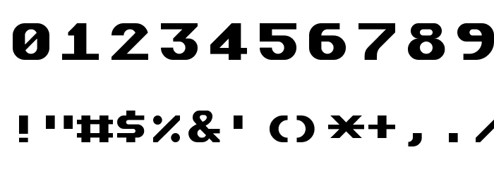 Atari Classic Extrasmooth Font OTHER CHARS