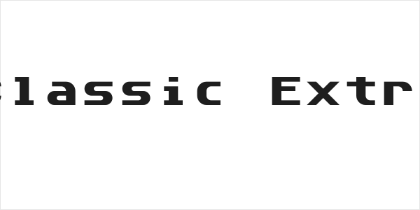 Atari Classic Extrasmooth Logo