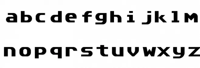 Atari Classic Extrasmooth Caratteri MINUSCOLO