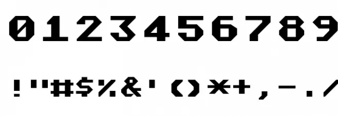 Atari Classic Smooth Font OTHER CHARS