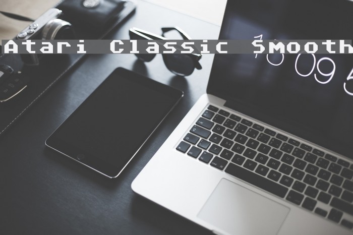 Atari Classic Smooth Font examples