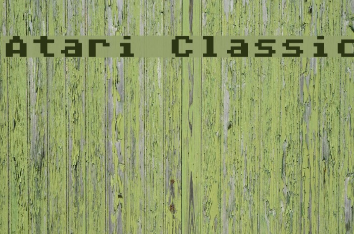 Atari Classic Font examples