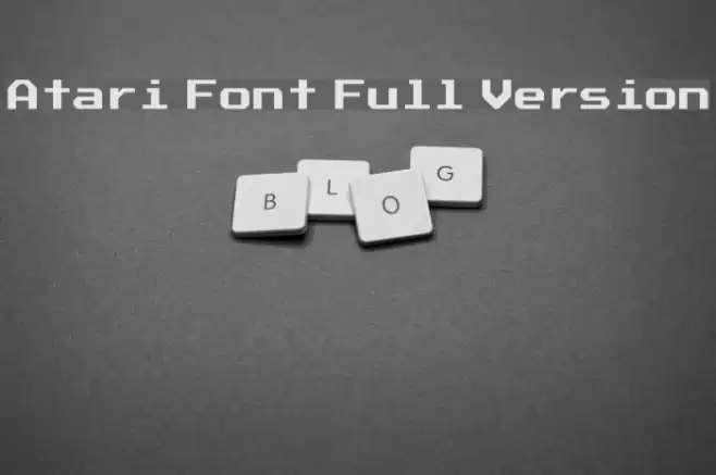 Atari Font Full Version Font examples