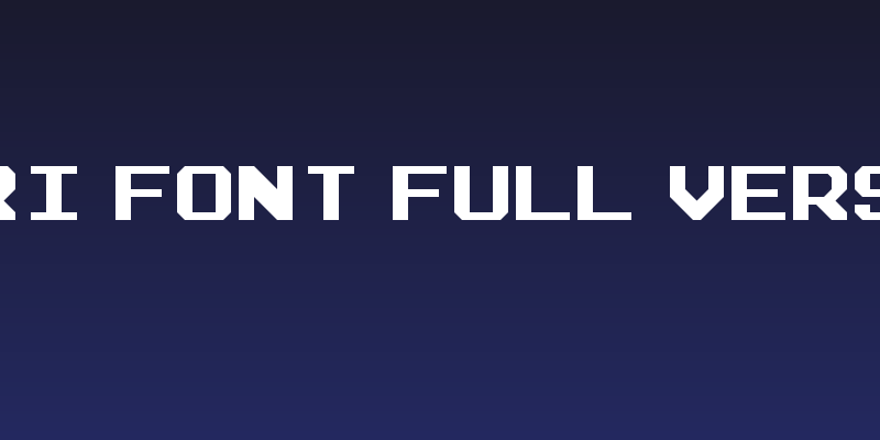 Atari Font Full Version Social Header