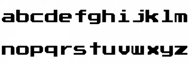 Atari Font Full Version Fuentes MINÚSCULAS