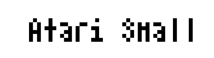 Atari Small  font caratteri gratis